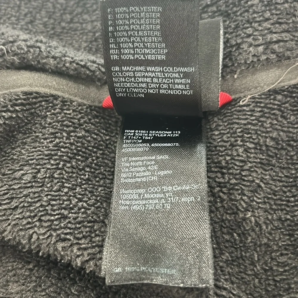 The North Face Grey Full Zip‎ Fleece Jacket. Size XXL
